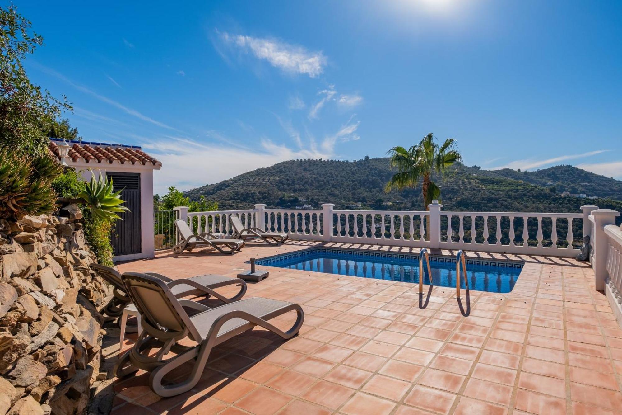 Casa La Siesta Villa With Magical View Own Pool مالقة المظهر الخارجي الصورة